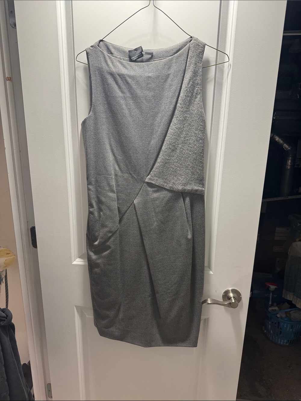 Boss Wool Gray Dress